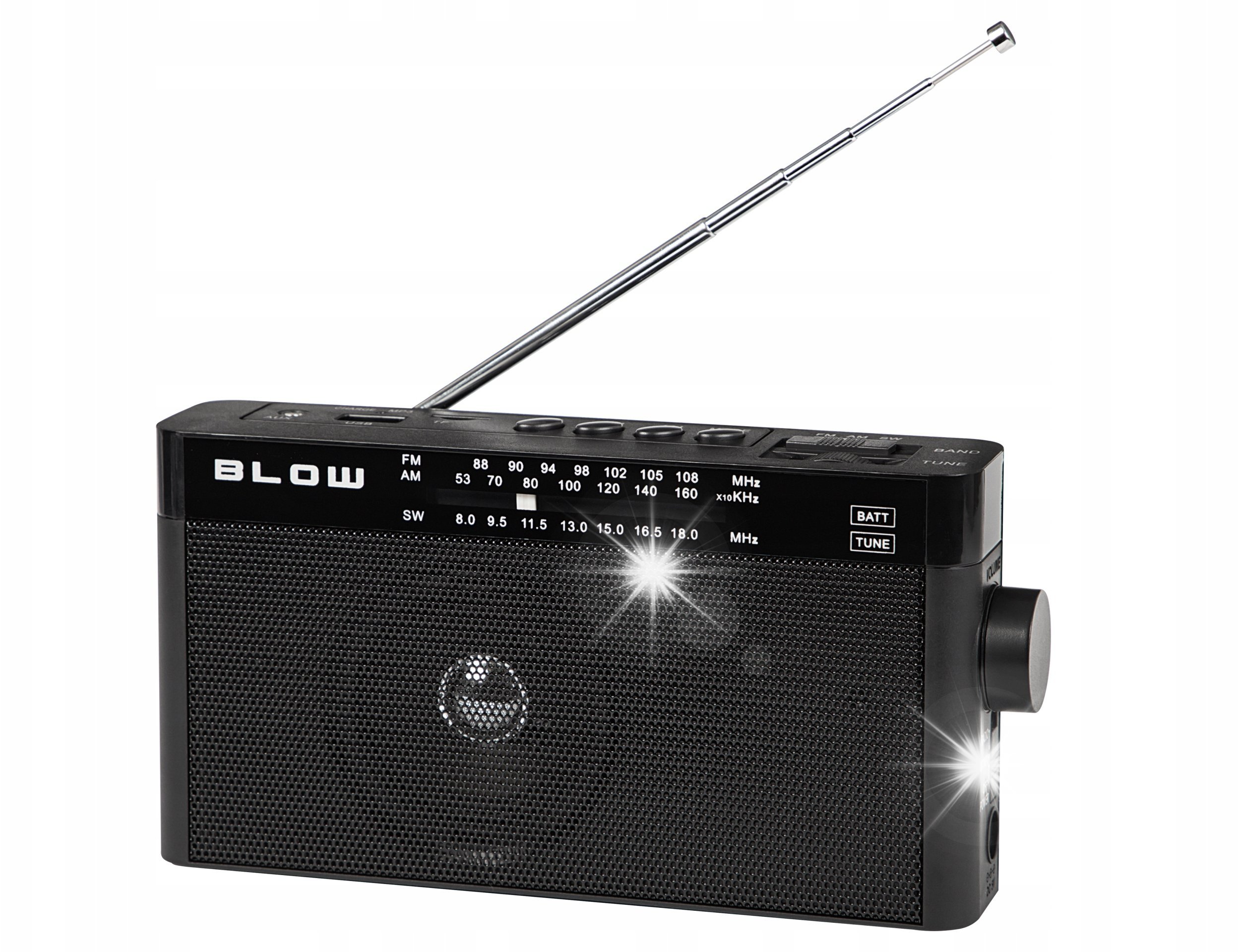 Blow RADIO PRZENOŚNE AM/FM KUCHENNE BUDOWLANE BLUETOOTH AKUMULATOR USB AUX SD