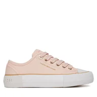 Buty dla dziewczynek - Trampki Tommy Hilfiger T3A9-33733-0890302 Różowy - miniaturka - grafika 1