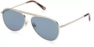 Okulary przeciwsłoneczne - Web Unisex WE0206 okulary przeciwsłoneczne dla dorosłych, różowe (Shiny Rose Gold/Blu Mirror), 58.0 - miniaturka - grafika 1