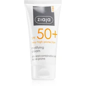 Kremy do twarzy z filtrem - Ziaja MED Krem tonujący do twarzy SPF50+ 50ml - miniaturka - grafika 1