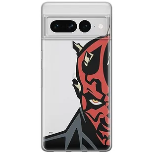Etui Darth Maul 003 Star Wars Nadruk częściowy Przeźroczysty Producent: Google, Model: PIXEL 7 PRO - Etui i futerały do telefonów - miniaturka - grafika 1