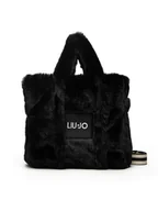 Torebki damskie - Liu Jo Torebka M Tote TF5270 E0374 Czarny - miniaturka - grafika 1