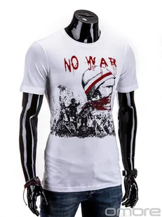 T-shirt - biała S531 - Koszulki męskie - miniaturka - grafika 5