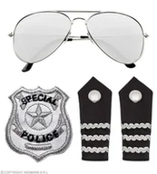 Gadżety dla niej i dla niego - Widmann Zestaw "Policjant Deluxe", WI00084 - miniaturka - grafika 1