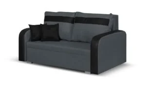 Sofa kanapa 2 os z funkcją spania CONDI szara - Sofy i kanapy - miniaturka - grafika 1