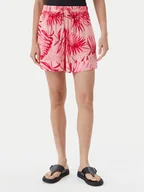 Spodenki damskie - Liu Jo Beachwear Szorty materiałowe VA5126 T2961 Różowy Relaxed Fit - miniaturka - grafika 1