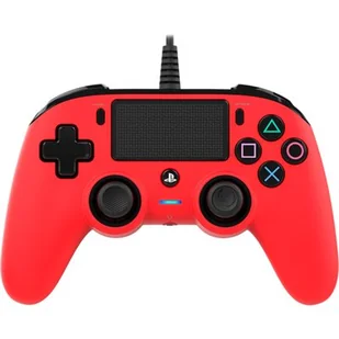 NACON PS4 Controller Color Edition Czerwony PS4OFCPADRED - Kontrolery do Playstation - miniaturka - grafika 1