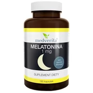 Układ nerwowy - Medverita Melatonina 1 mg 180 kapsułek 1149414 - miniaturka - grafika 1