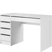 Biurka - Biurko Ada Laski Meble Biały Mat / Biały Połysk - miniaturka - grafika 1