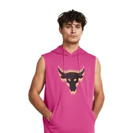 Koszulki sportowe męskie - Koszulka treningowa męska Under Armour Project Q2 Payoff Fleece HD - miniaturka - grafika 1