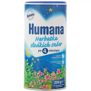 Humana HUMANA Herbatka słodkich snów, granulat 200 g - Witaminy i minerały - miniaturka - grafika 1