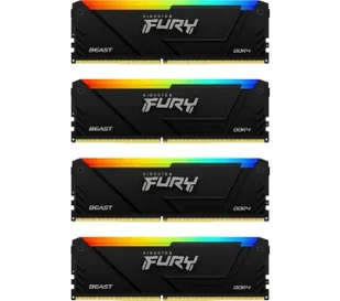 Pamięć Kingston Fury Beast RGB, DDR4, 32 GB, 3600MHz, CL17 KF436C17BB2AK4/32 - Pamięci RAM - miniaturka - grafika 2