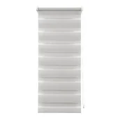 Rolety - Roleta dzień/noc Adele 43 x 140 cm popiel - miniaturka - grafika 1