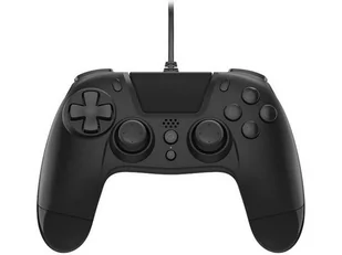 GIOTECK Kontroler VX-4 przewodowy dla PS4 Czarny | Darmowa dostawa - Akcesoria do Playstation - miniaturka - grafika 1