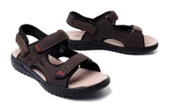 Sandały męskie - WOJTYŁKO 9S22613V brąz, sandały męskie - Wojtyłko - miniaturka - grafika 1