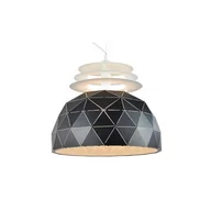 Lampy sufitowe - mcodo MCODO ::  Designerska lampa wisząca Oslo w wersji S black 40cm w skandynawskim stylu P82120/400-MBK black - miniaturka - grafika 1