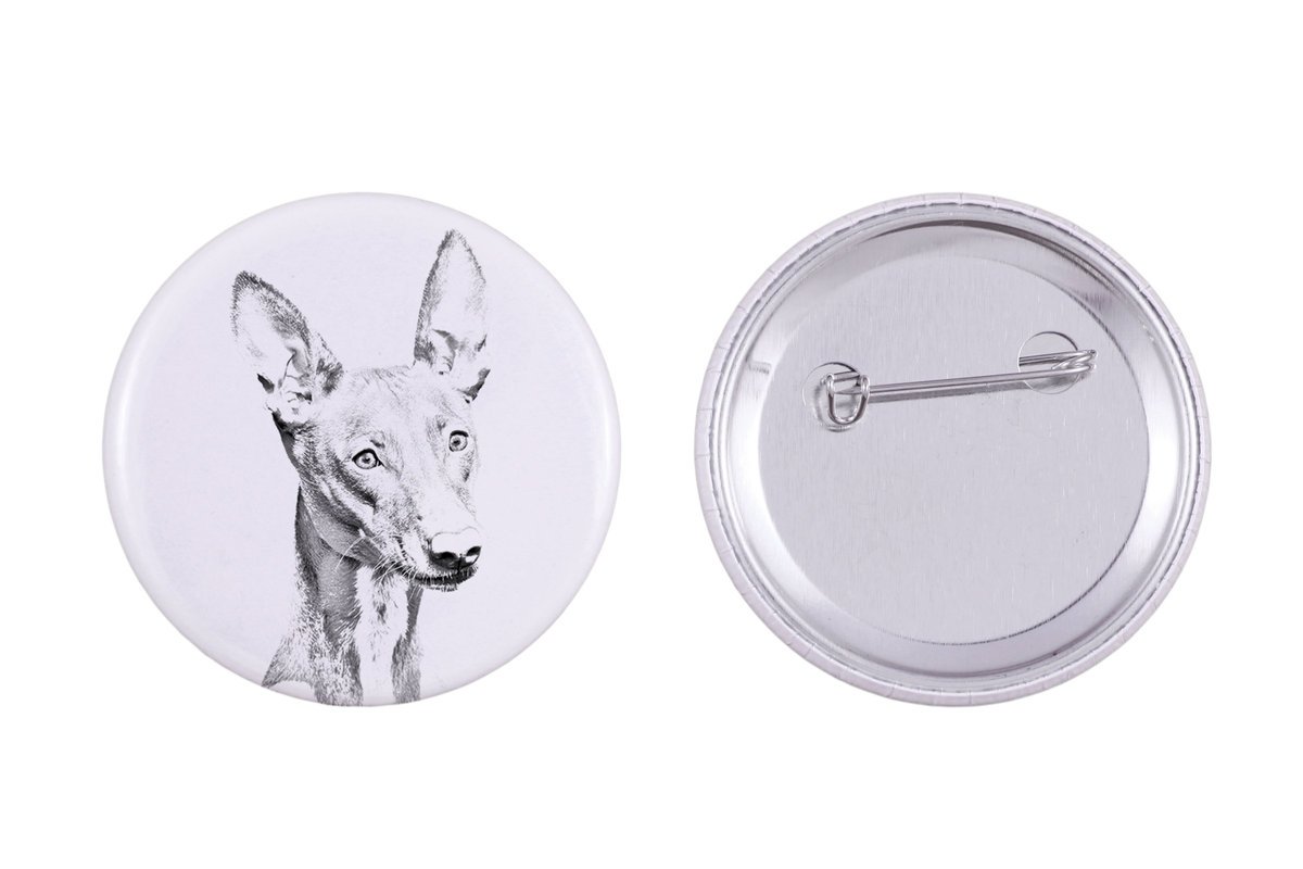 Pies faraona, chart maltański - przypinka z twoim psem, dodaj własne foto, marka Art-Dog