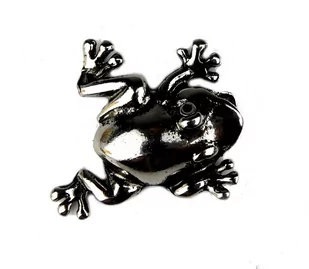 Żabka Mosiężna Średnia II Na Pomnażanie Pieniędzy Z Monetą - Gadżety dla niej i dla niego - miniaturka - grafika 2