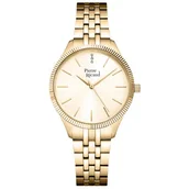 Zegarki damskie - Zegarek Damski Pierre Ricaud P23010.1111Q CYRKONIE złoty - miniaturka - grafika 1