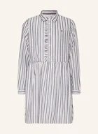 Sukienki - Tommy Hilfiger Sukienka Koszulowa Z Błyszczącą Przędzą blau - miniaturka - grafika 1