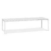 Stoły ogrodowe - Nardi Stół ogrodowy rozkładany Rio Bianco 100 x 210/280 x 76 cm - miniaturka - grafika 1