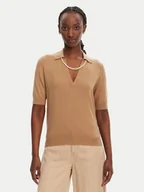 Swetry damskie - Liu Jo Sweter WA5222 MS49I Brązowy Regular Fit - miniaturka - grafika 1