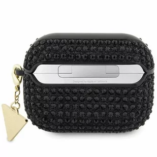 Guess GUAP2HDGTPK AirPods Pro 2 cover czarny/black Rhinestone Triangle Charm - Akcesoria do słuchawek - miniaturka - grafika 2