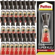 Dekoratorstwo - 24x Pattex S.O.S. Klej Standard Błyskawiczny 1g - miniaturka - grafika 1