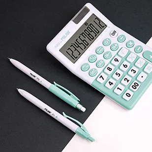 MILAN® Zestaw kalkulatora biurkowego, długopis i ołówek automatyczny serii Edition + - Długopisy - miniaturka - grafika 1