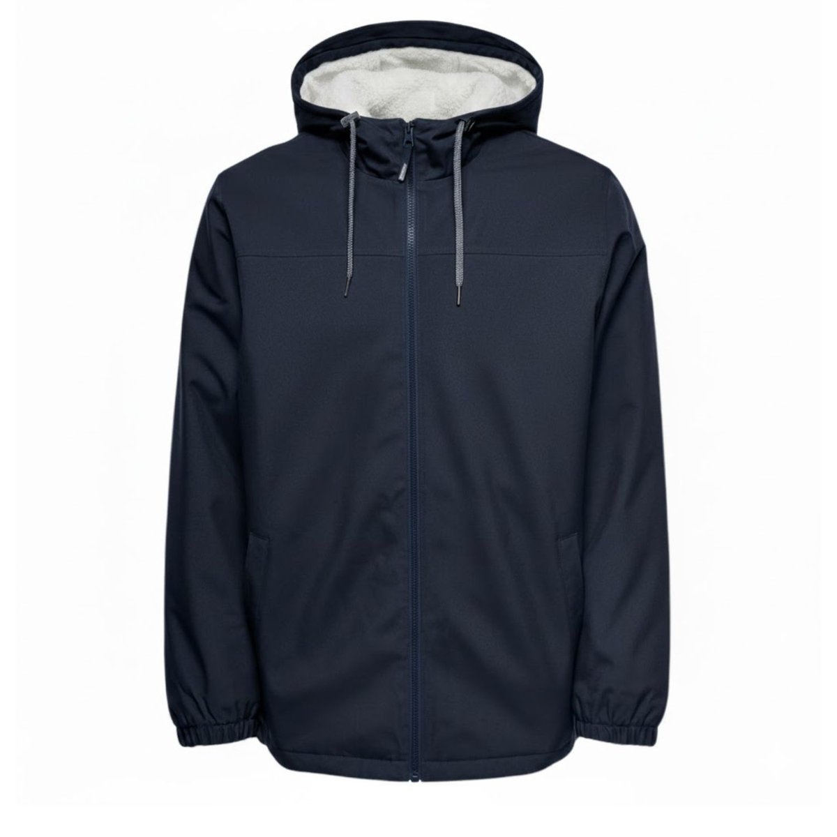 Kurtka męska Only & Sons Semil zimowa z kapturem granatowa-S