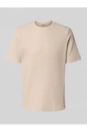 Koszulki męskie - T-shirt o kroju regular fit ze wzorem waflowym - Only & Sons - miniaturka - grafika 1