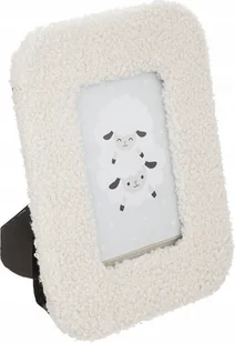 Ramka Atmosphera Ramka na zdjęcia owieczka bouclé, 22,5 x 17,5 cm - Ramki na zdjęcia - miniaturka - grafika 1
