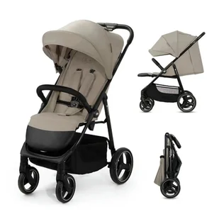 Kinderkraft wózek spacerowy TRIG 3 STONE BEIGE - Nosidełka dla dzieci - miniaturka - grafika 1