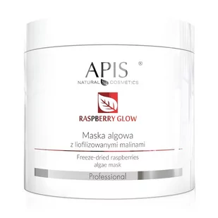 Apis Professional Maska algowa z liofilizowanymi malinami Professional Raspberry Glow 250g - Maseczki do twarzy - miniaturka - grafika 1