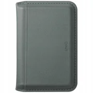 Portfele - Magnetyczny portfel Rfid Uniq Lyden Ds stojak na telefon zielony - miniaturka - grafika 1