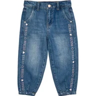 Spodnie i spodenki dla dziewczynek - Guess Jeansy Relaxed fit - miniaturka - grafika 1