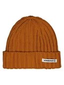 Czapki dla dzieci - Vingino Czapka "Vaios" w kolorze jasnobrązowym - miniaturka - grafika 1