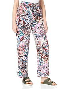 ONLY Damskie spodnie Onlnova Life Palazzo Pant AOP Ptm Palazzo, Green Tea/Aop:323 Electric Leaf, 34 - Spodnie damskie - miniaturka - grafika 1