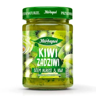 Dżem Kiwi zadziwi – Kiwi i Agrest 280g - Koncentraty warzywne, przeciery - miniaturka - grafika 1