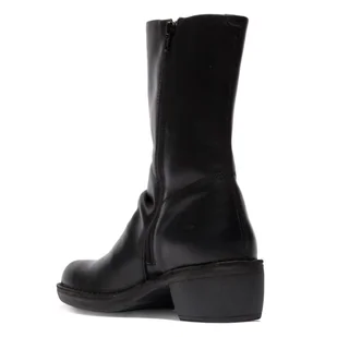 Botki Fly London MECY Black/Black Rug/Oil Suede P211092000 - Botki damskie - miniaturka - grafika 3