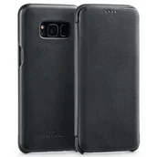 Etui i futerały do telefonów - moVear MOVEAR Etui slim case Galaxy S8+ (Plus) Skóra CZARNE na Samsung G955F SGS8PS0S0BKSBK - miniaturka - grafika 1