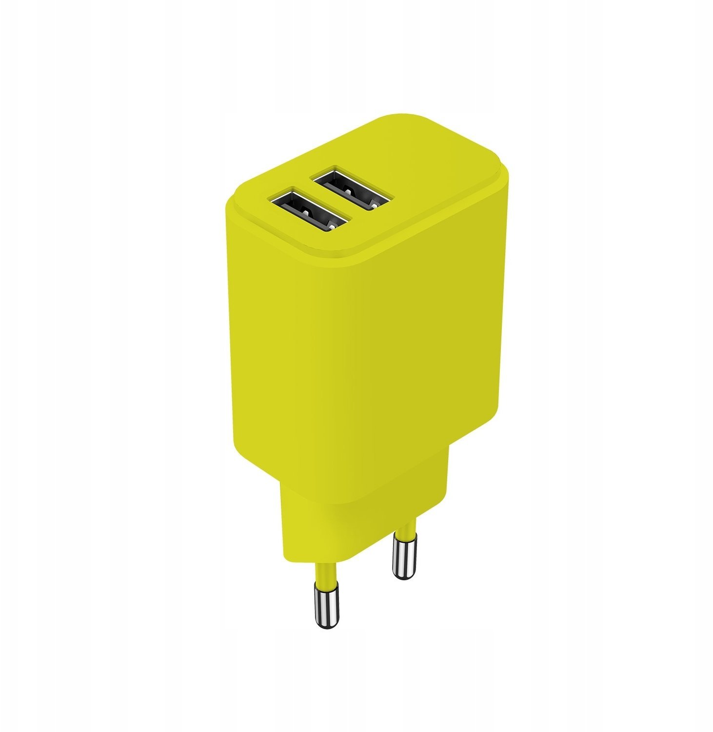 Ładowarka Setty Setty ładowarka sieciowa 2x USB 2,4A LSIM-AA-1211 limonkowa GSM183345