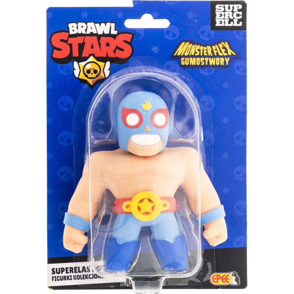 BRAWL STARS MONSTERFLEX ROZCIĄGLIWE GUMOSTWORY ORYGINALNA FIGURKA EL PRIMO
