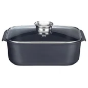 Brytfanny - Elo-Pol ALUCAST BRYTFANNA Z POKRYWKĄ 40 X 25 CM ALUMINIUM INDUKCJA 82784 - miniaturka - grafika 1