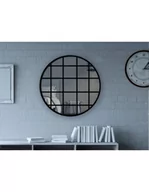 Lustra - Lustro dekoracyjne okrągłe ze szprosami w stylu loft - ERYK, Dostępne wymiary: Średnica 80cm - miniaturka - grafika 1