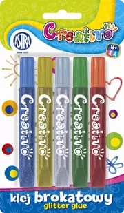 Astra Klej brokatowy ASTRA op.5 kolorów - Pasmanteria - miniaturka - grafika 3