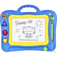 Tablice dla dzieci - MalPlay ZNIKOPIS TABLICA DO RYSOWANIA Z UCHWYTEM STEMPELKI 213024 - miniaturka - grafika 1