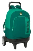 Plecaki - Safta REAL BETIS BALOMPIÉ - Duży plecak z kółkami, Compact Evolution, zdejmowany, idealny dla dzieci w różnym wieku, wygodny i wszechstronny, jakość i wytrzymałość, 33 x 22 x 45 cm, Woda zielona, M - miniaturka - grafika 1