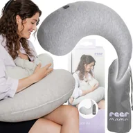 Poduszki do karmienia - Poduszka ciążowa rogal do karmienia składana przenośna + torba REER - miniaturka - grafika 1