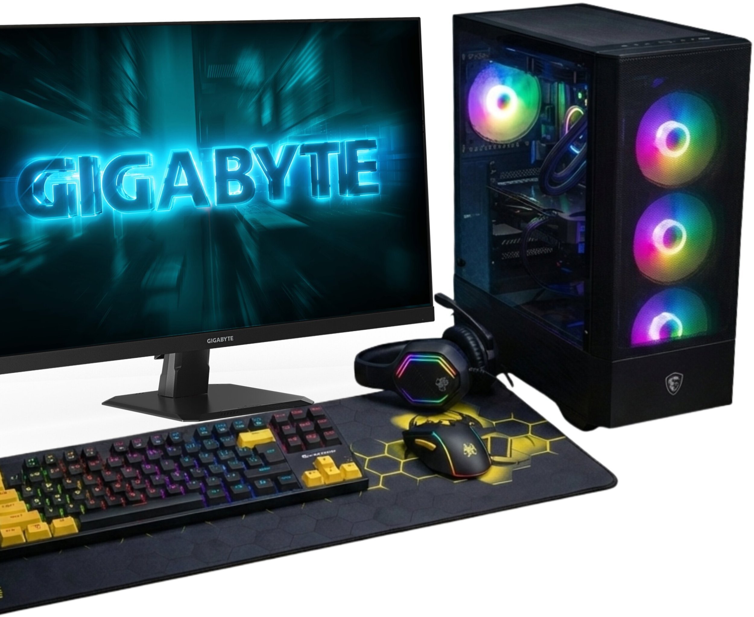 Komputer Komfig Komputer I5 14400 RTX 5070 32GB DDR4 1TB M2 Zestaw Gamingowy